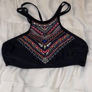 High neck bikini top!